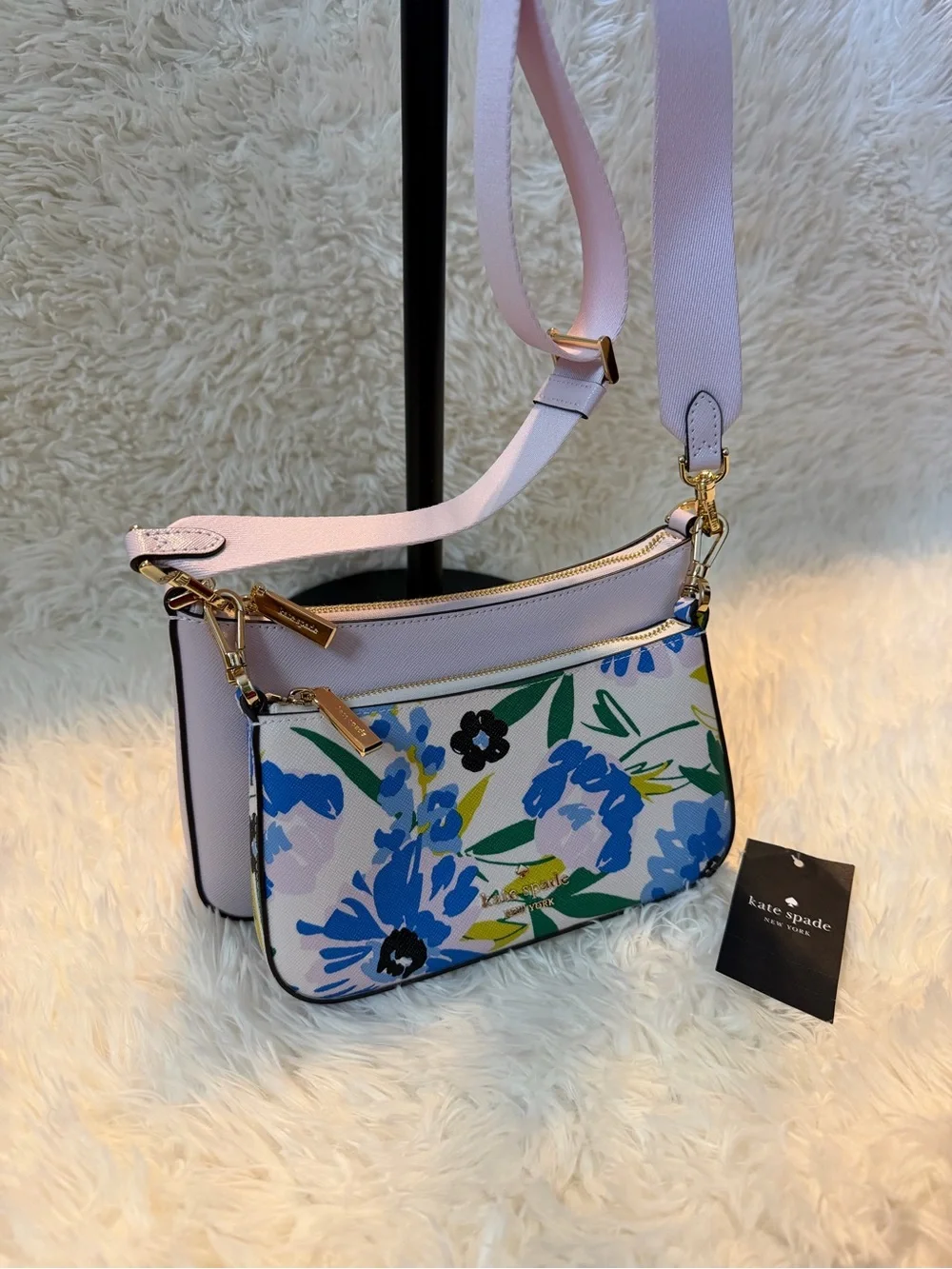 Kate Spade Festival Floral Duo Crossbody Cream/Multicolor - Picture 13 of 13